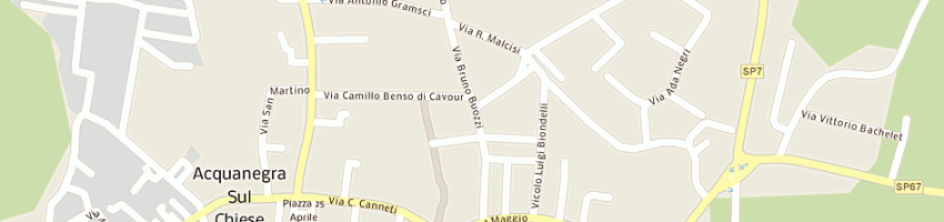 Mappa della impresa market tomasi flli di tomasi marco e c snc a ACQUANEGRA SUL CHIESE