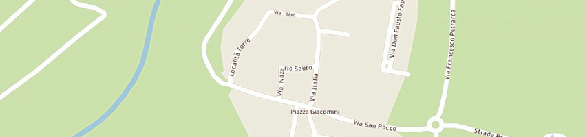 Mappa della impresa franceschini giuseppe a CALVAGESE DELLA RIVIERA