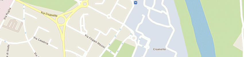 Mappa della impresa la vecchia cascina srl a PISA