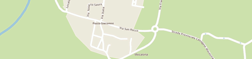 Mappa della impresa municipio a CALVAGESE DELLA RIVIERA
