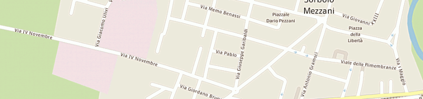 Mappa della impresa puelli romano a SORBOLO