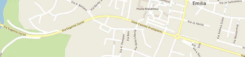 Mappa della impresa terenziani fausto a MONTECCHIO EMILIA