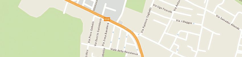 Mappa della impresa baldini fun runners sas di baldini d e c a SANT ILARIO D ENZA