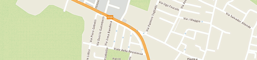 Mappa della impresa emme 2 ceramiche di manzotti a SANT ILARIO D ENZA