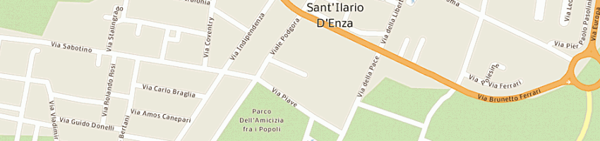 Mappa della impresa sepsa (srl) a REGGIO EMILIA