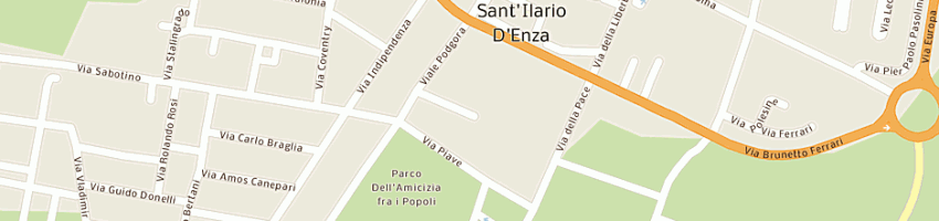 Mappa della impresa socialisti democratici italiani a REGGIO EMILIA