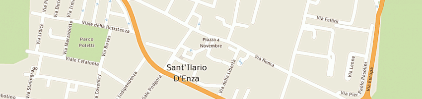 Mappa della impresa arte oro (srl) a SANT ILARIO D ENZA