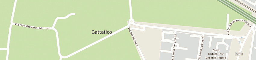 Mappa della impresa bar trattoria il moretto a GATTATICO