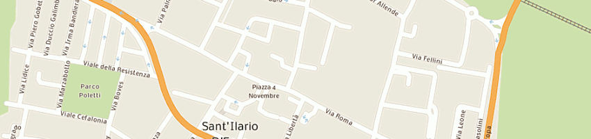 Mappa della impresa gelateria k2 snc di mariani elisabetta e ladisa a SANT ILARIO D ENZA