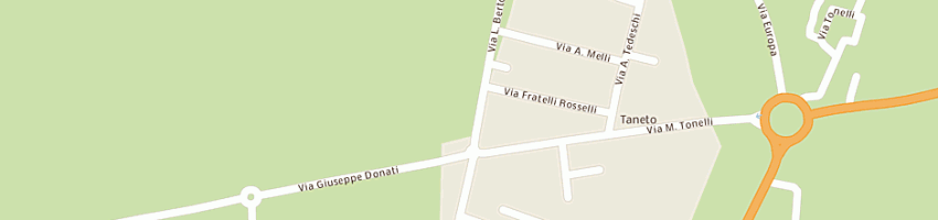Mappa della impresa reggiani a GATTATICO