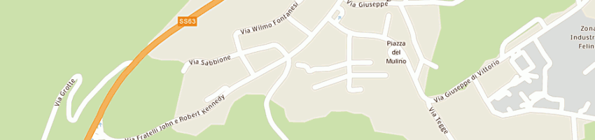 Mappa della impresa tincani manfredi bruna a CASTELNOVO NE MONTI