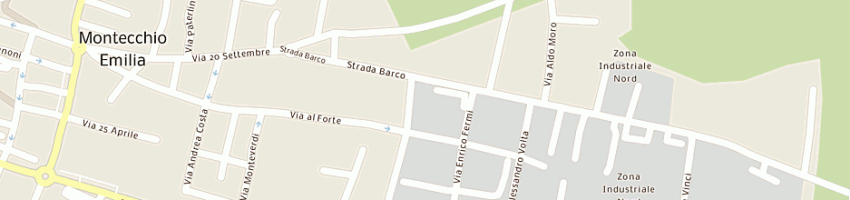 Mappa della impresa reti (srl) a MONTECCHIO EMILIA