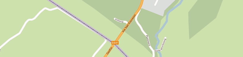 Mappa della impresa pizzeria avinga a TUBRE