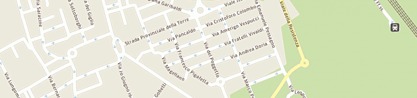 Mappa della impresa panificio moderno a ROSIGNANO MARITTIMO