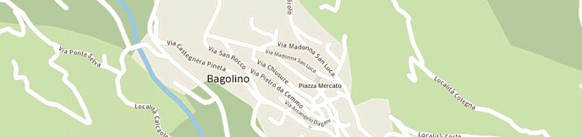 Mappa della impresa bazzani fausto a BAGOLINO