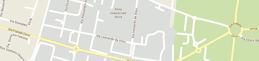 Mappa della impresa nuova vernicitaura mirafiori di saccani stefania e annichiarico mar a MONTECCHIO EMILIA