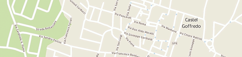 Mappa della impresa unicredit banca spa a CASTEL GOFFREDO