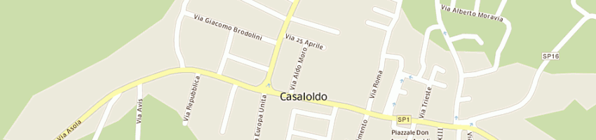 Mappa della impresa gruppi tramelli srl a CASALOLDO