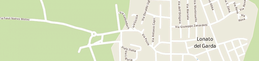 Mappa della impresa silvestri - stud prof ass rag t silvestri e dott v silvestri a LONATO