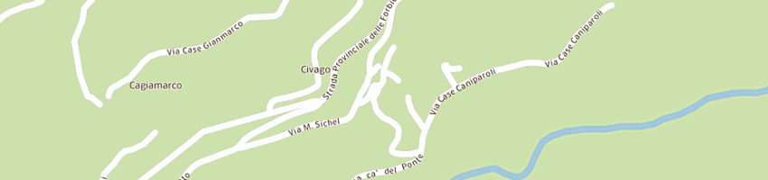 Mappa della impresa consorzio di gestione parco del gigante a VILLA MINOZZO
