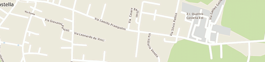 Mappa della impresa castagnini luigi a QUATTRO CASTELLA