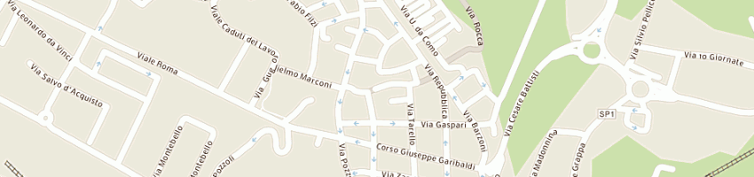 Mappa della impresa trattoria da achille a LONATO