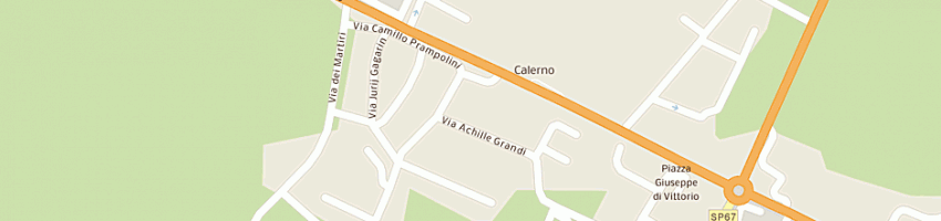 Mappa della impresa bar gelateria la plaza di perini a e c snc a SANT ILARIO D ENZA