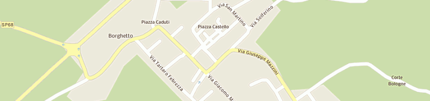 Mappa della impresa castagna gabriele giuseppe snc a MARIANA MANTOVANA