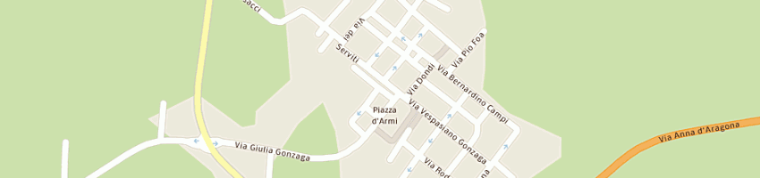 Mappa della impresa lodi rizzini antonio a SABBIONETA