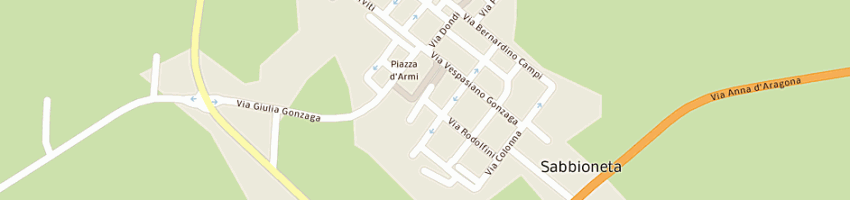 Mappa della impresa il torchio di ghidetti s e busi g snc a SABBIONETA