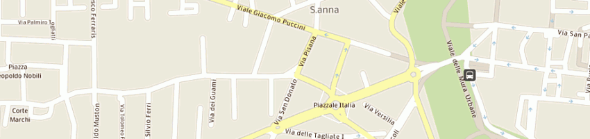 Mappa della impresa franceschini pierino a LUCCA