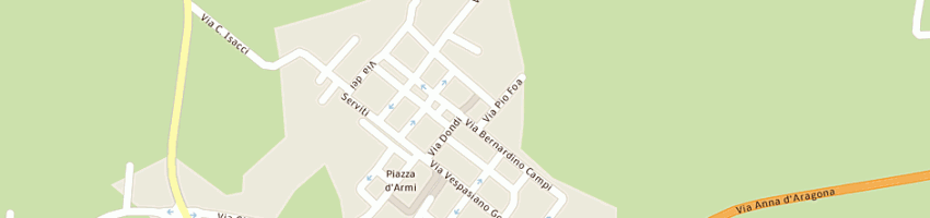 Mappa della impresa caa centro autorizzato di assistenza aziendale a SABBIONETA