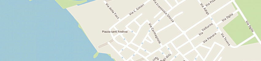 Mappa della impresa albergo da sileoni a CECINA