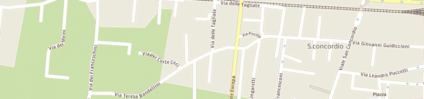 Mappa della impresa italian topographic survey di cinelli luca e c sas a LUCCA