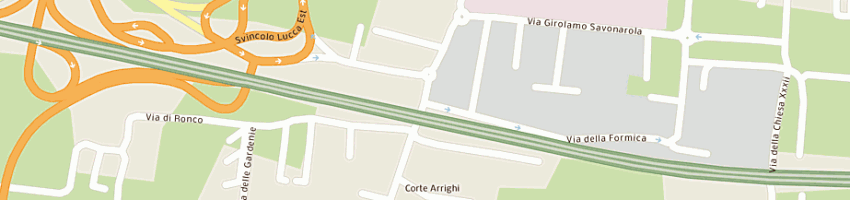 Mappa della impresa punto cornice di caponi luciano a LUCCA