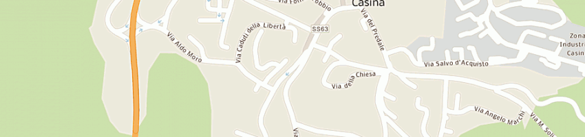 Mappa della impresa bertolini ugo a CASINA