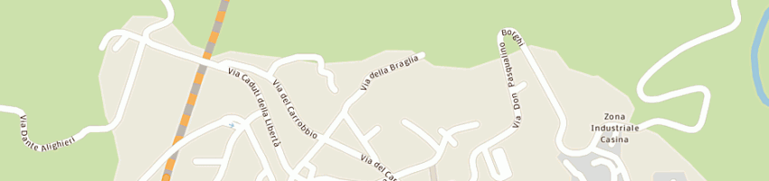 Mappa della impresa domenichini vittorio a CASINA