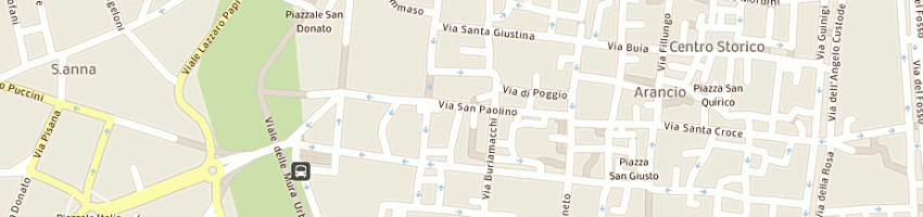 Mappa della impresa polleria volpi di volpi vittorio e c sas a LUCCA