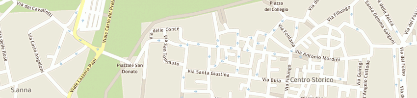 Mappa della impresa lucchesi luca a LUCCA