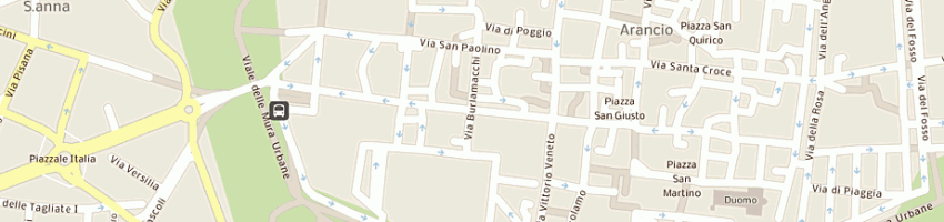 Mappa della impresa agenzia delle entrate a LUCCA