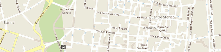 Mappa della impresa centro unione per l'assistenza handicappati e anziani a LUCCA