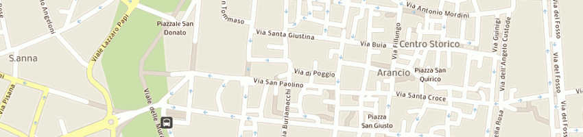 Mappa della impresa mignone aldo a LUCCA