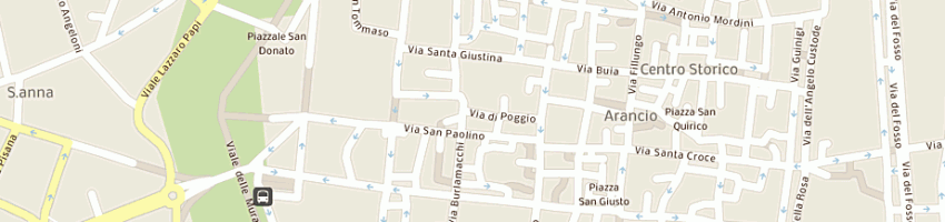 Mappa della impresa as circolo nuoto lucca a LUCCA