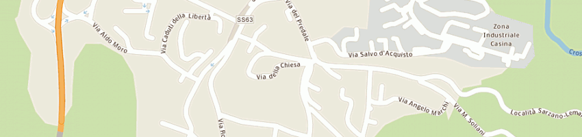 Mappa della impresa scuola materna sacro cuore a CASINA