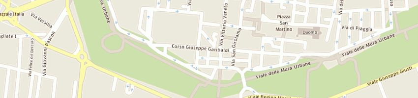 Mappa della impresa chrono' di meschi paladino a LUCCA