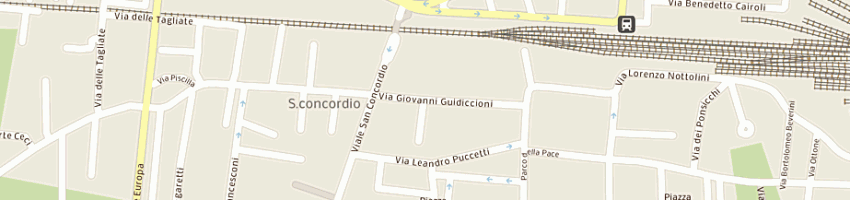 Mappa della impresa l'elettrauto di moni maurizio a LUCCA