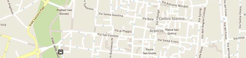Mappa della impresa ristorante puccini (srl) a LUCCA