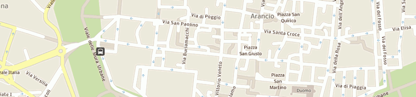 Mappa della impresa manfredi nicola a LUCCA