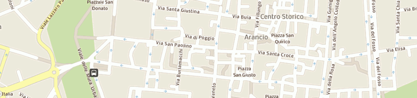 Mappa della impresa il gusto snc di carmignani e frediani a LUCCA