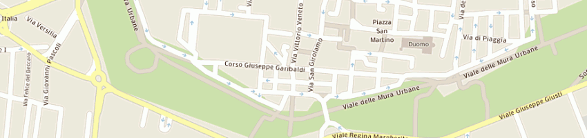 Mappa della impresa l'angolo snc di fanucci marco e massimo a LUCCA